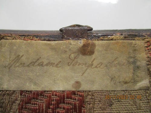 ANTIK/VINTAGE HANDBEMALTES PORTRÄT von MADAME DE POMPADOUR 1900 + - Bild 3 von 8