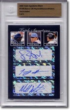 JASON HEYWARD * Tommy Hanson * MATT WIETERS Autograph Rookie Auto BGS #/5
