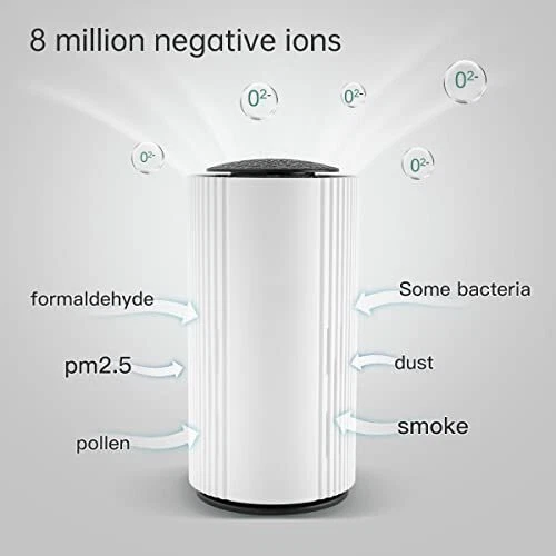 Air Purifier for car,Aromatherapy Diffusers with True HEPA Filter White
