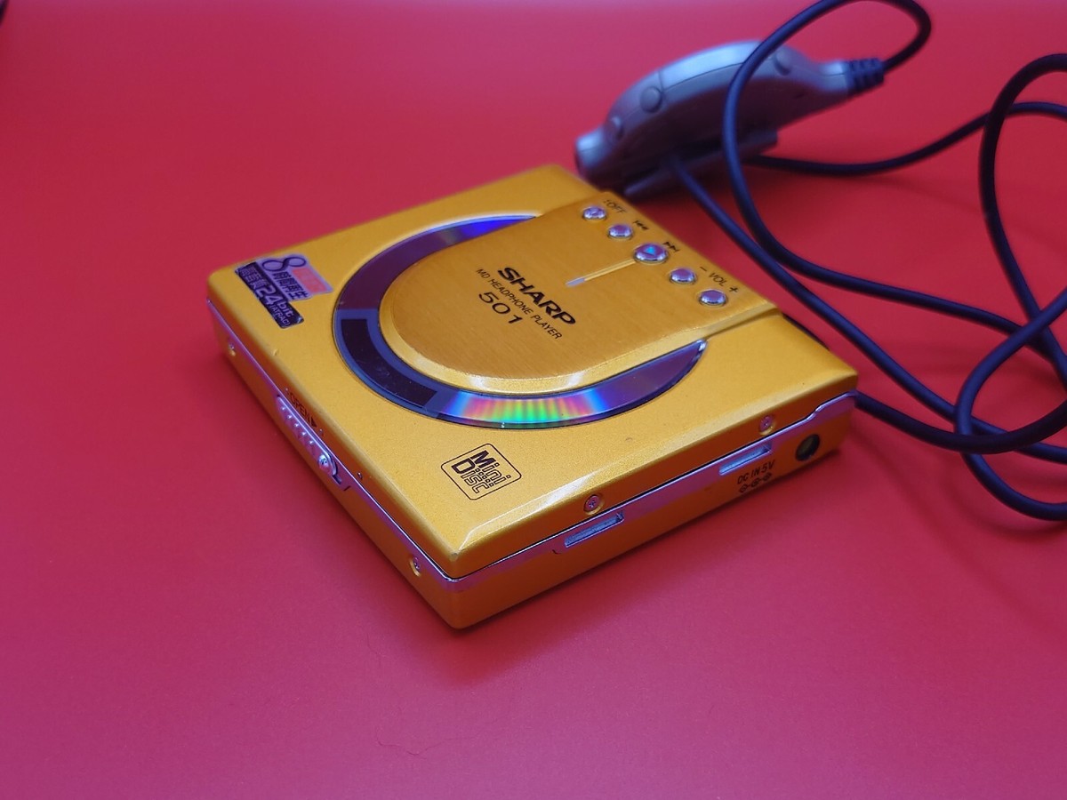 ポータブルプレーヤー SHARP MD HEADPHONE PLAYER 501 Amazon.co.jp: SHARP ポータブルMDプレーヤー MD-ST501-A ブルー