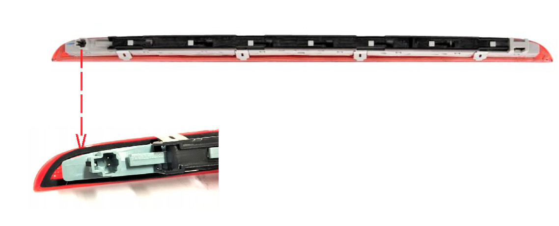Feu de stop arrière LED pour Audi A6 C6 Avant 2005 à 2011 rouge - 3