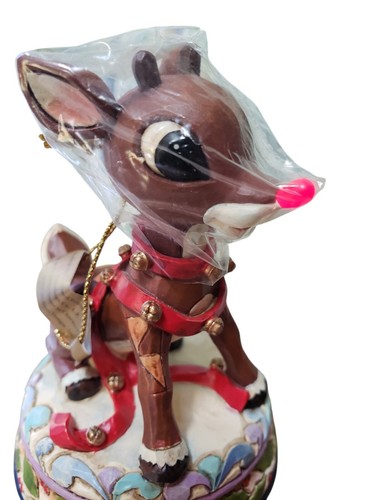 Enesco Jim Shore Rudolph Traditions Lighted Ornament Red-Nosed Reindeer 4017296 - Picture 8 of 8