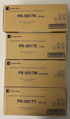 Triumph Adler TA Toner PK-5017, CYMK, P-C3062iMFP, P-C3066iMFP, P-C3062DN