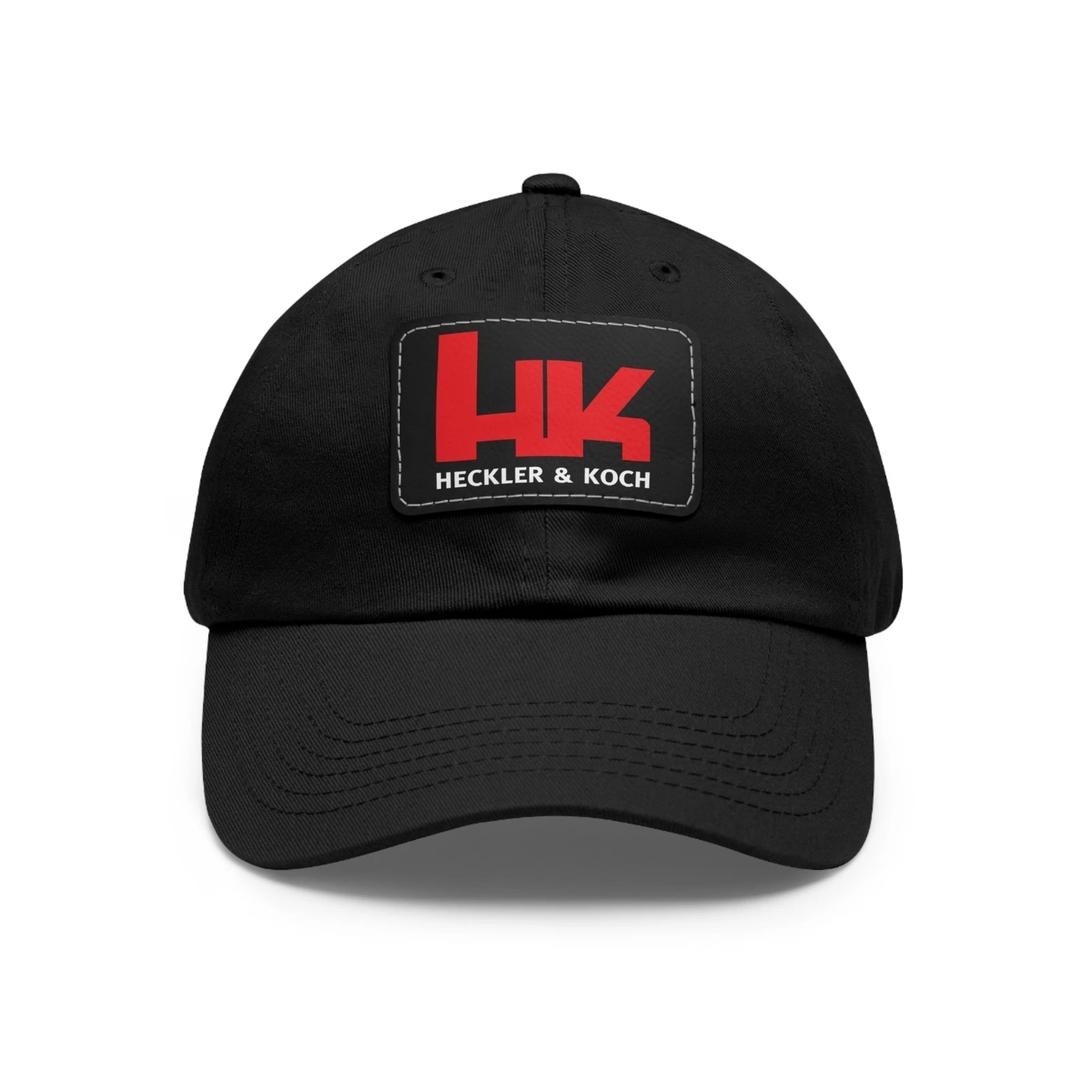 Limited! Heckler & Koch handgun rifles logo Dad Hat w/ Leather Patch