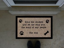Let Me sing You The Song Of Our People Doormat, Funny Doormat, Pets Mat, RV Mat.
