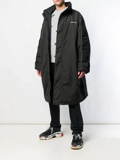 Parka impermeabile con cappuccio Balenciaga taglia 44
