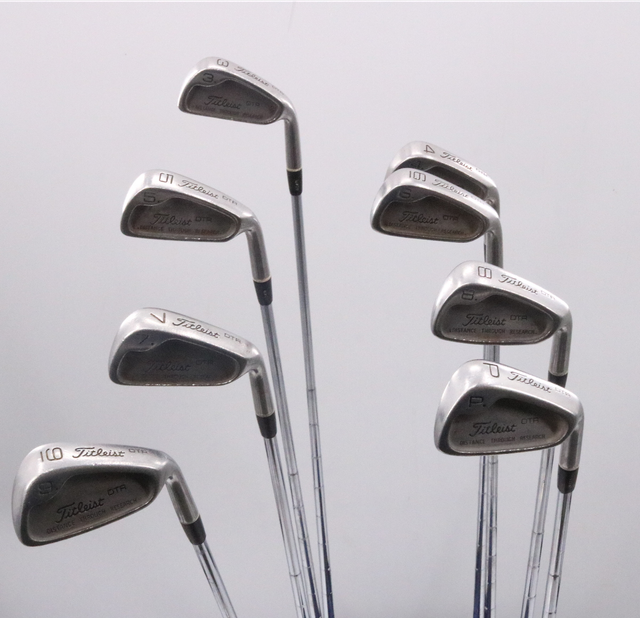 Titleist DTR Iron Set 3P Steel Dynamic Gold S300U Stiff Flex 69798G eBay