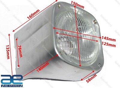 Plástico Luz Derecho Para Tractor Case, Fiat, Massey Ferguson