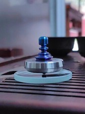 Titanium Stainless Steel Spinning Top Ceramic Bead Desktop Fidget Spinner Toy
