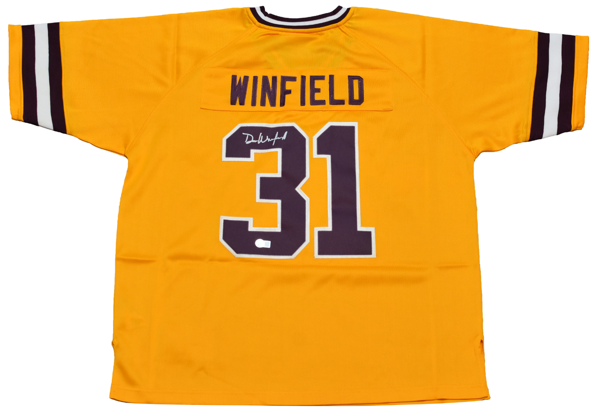 DAVE WINFIELD SIGNED MINNESOTA GOLDEN GOPHERS #31 ADIDAS BASEBALL