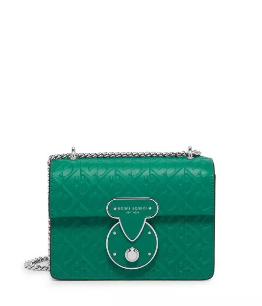 Henri bendel green bag sales