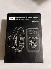 2-in-1 Remote Control Dog Training System & GPS Pet Fence System  Open Box