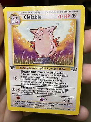 Pokemon Clefable 17/64 Rare Jungle PL Pokemon Clefable 17/64 Rare Jungle PL