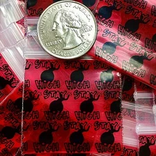 BaggiesSince1987 - 1515 ZIP SEAL DESIGN BAGS 100PCS STAY HIGH, 👀Details🔽