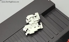 Sterling Silver Mario Pendant retro 8-bit gamer jewelry necklace