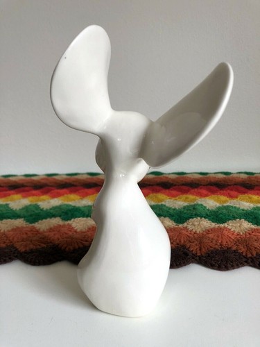 Vintage 7.5" BIG EAR Ceramic MOUSE Figurine MID-CENTURY Modern KITSCH Animal MCM - Picture 6 of 10