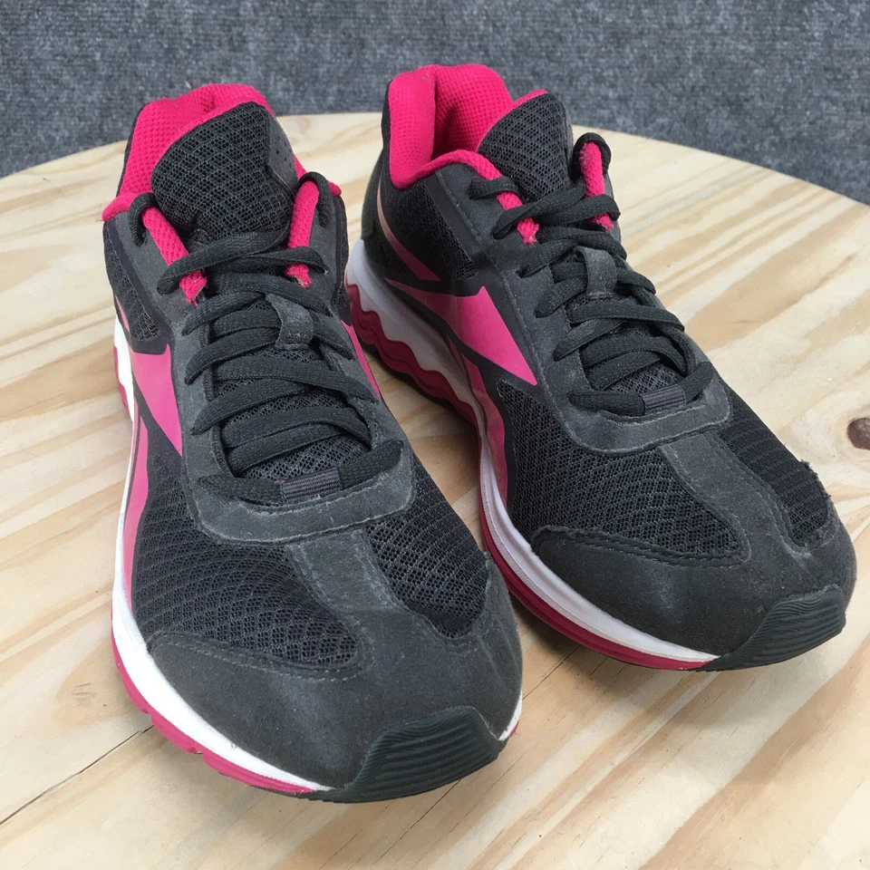 Zapatillas deportivas para correr Reebok para mujer 9 Zigtch negras con cordones bajas 039501-611 Foto 3 de 4