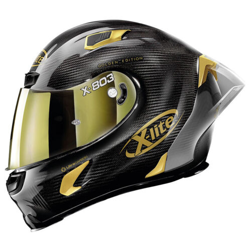 Integral Helm Kohlenstoff XLITE X803 Rs Ultra Hot Runde Ausgabe Gold 33 XL - Bild 2 von 3