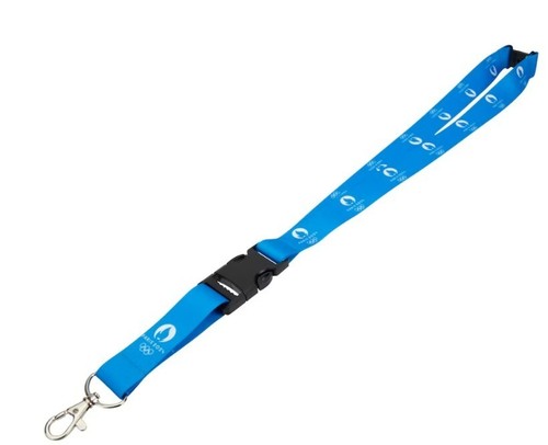 PARIS 2024 OLYMPICS BLUE LOGO OFFICIAL LANYARD - Imagen 3 de 3