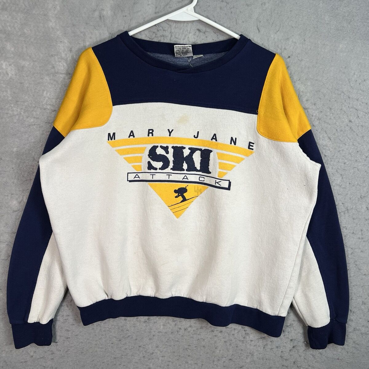 Vintage Gear For Sports 80s Mary Jane Ski Attack Sweatshirt