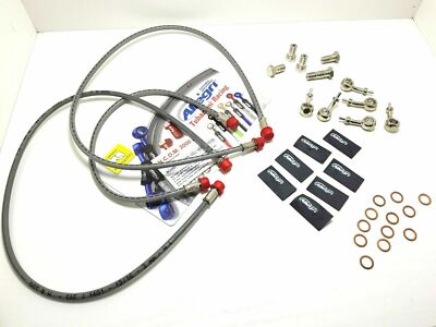 YAMAHA 1000 YZF-R1 2019 2020 GREY FRONT AND POST BRAKE HOSE KIT