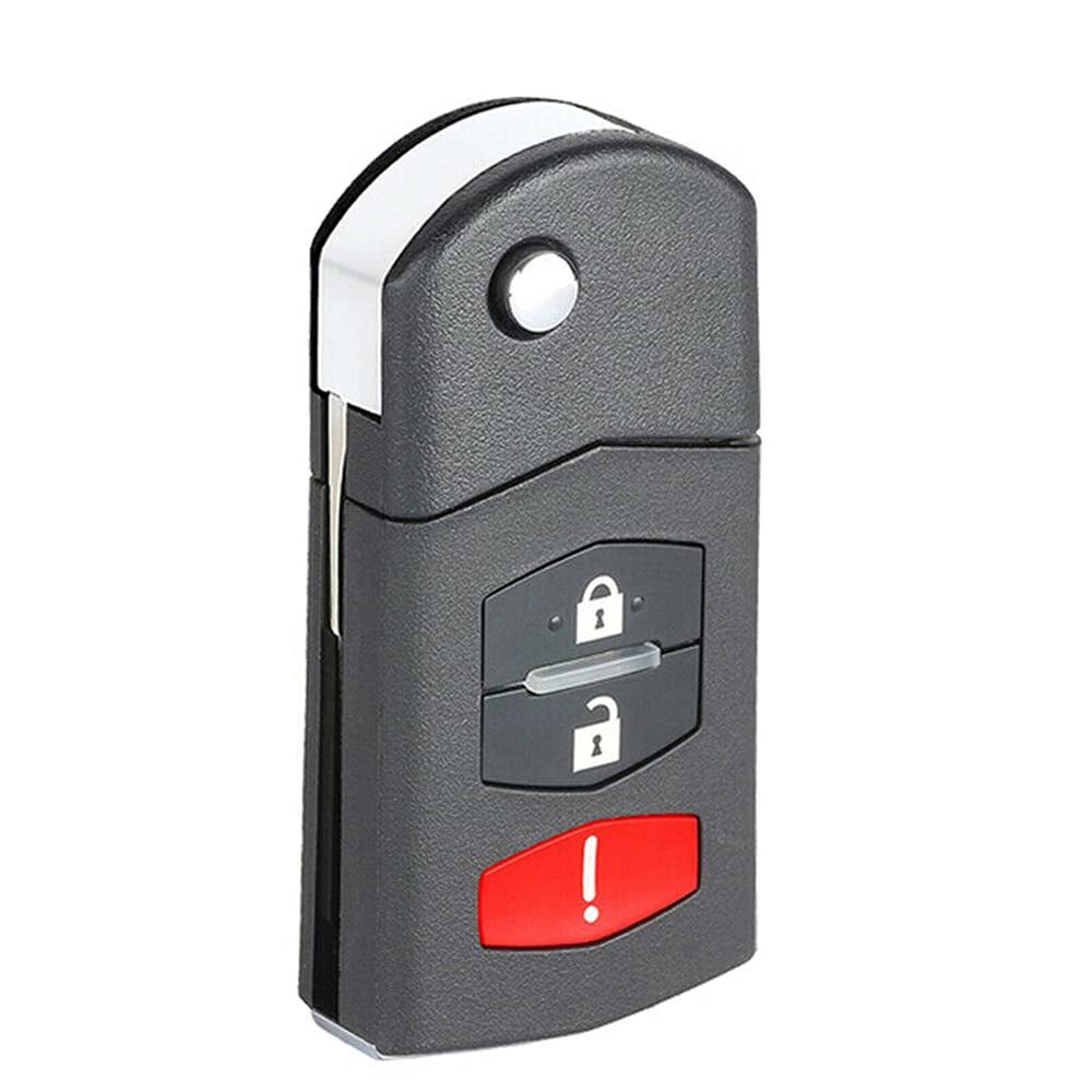 Auto Shell Fob Tas Voor Mazda 3 5 6 Serie M6 RX8 MX5 2/3 Knoppen Zachte TPU Auto Opvouwbare sleutel Case Cover Protector Accessoires