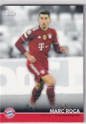 Topps Bayern Munich Team-Set 2022 Fußball Karte Marc Roca