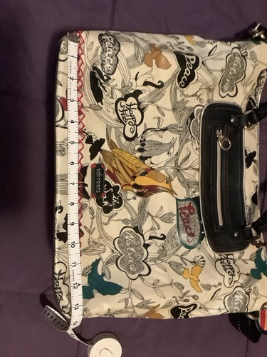Sakroots Tote Large Purse. The Sak, Peace Nature Happy & Free Birds - Picture 7 of 11