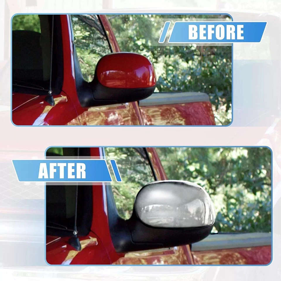 Tapa de cubierta de espejo retrovisor completo eléctrico cromado ABS para Lincoln Navigator 1998-2002 Foto 4 de 4