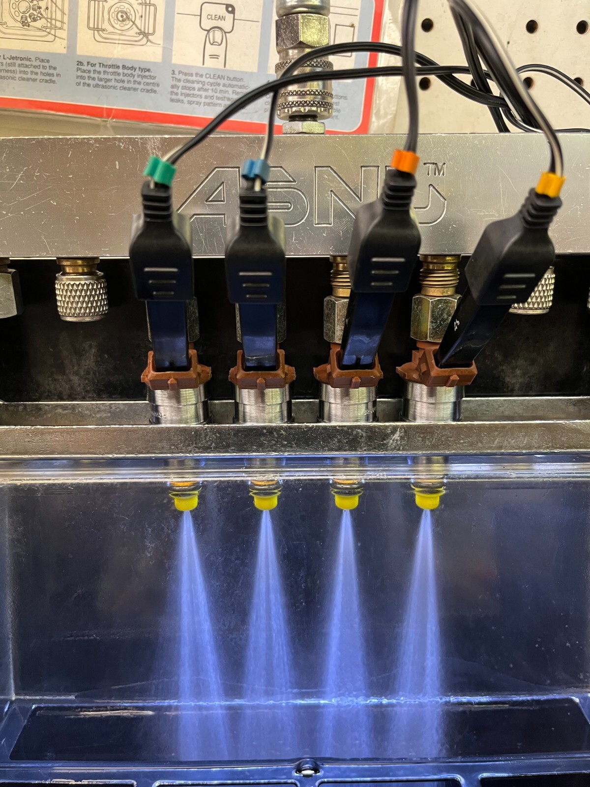 Motor Man E5ZE 36lb brown top fuel injector set for Merkur XR4Ti 2.3L