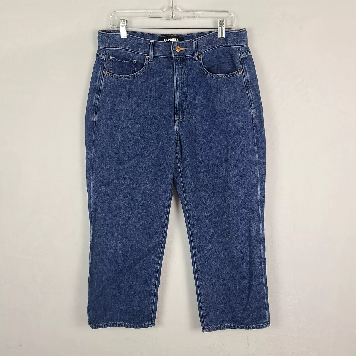 Express hot sale cropped jeans