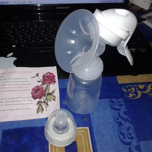 Nipple Suction Milker Portable Breast Feeding Latex Free Manual Pump FB - Picture 7 of 12