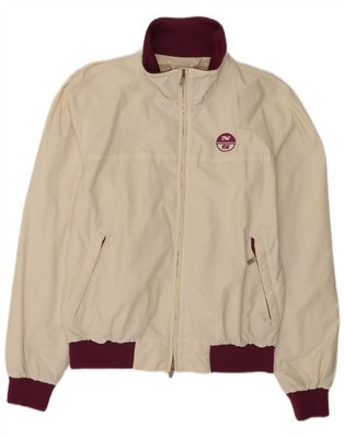 North Sails Herren Bomberjacke Large weiß Colourblock Polyamid BB09