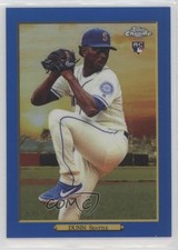 2020 Topps Turkey Red Chrome Series 2 Blue Refractor 41/50 Justin Dunn 0ja4