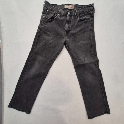 Levi's 569 Loose Jeans Men's 34 X 32 Charcoal Gray Denim Preppy Straight Leg - Picture 7 of 10
