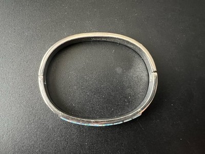 Vintage Mexican Opal 925 Sterling Silver Bangle Bracelet | eBay