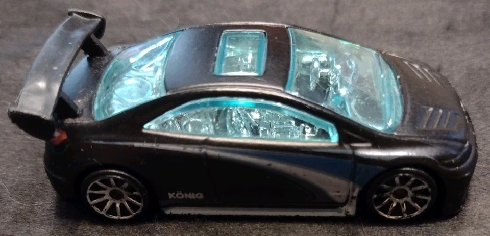 Honda Civic Si 2008 All Stars 7/36 2006 plano negro sintonizador OH5 FG2 raro Hot Wheels Foto 4 de 4