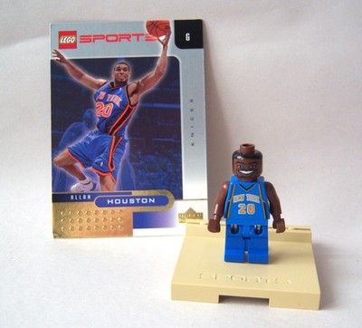 Lego NBA Allan Houston #20 nba014 aus Set 3567 - inkl. ständer & Blattgold Karte