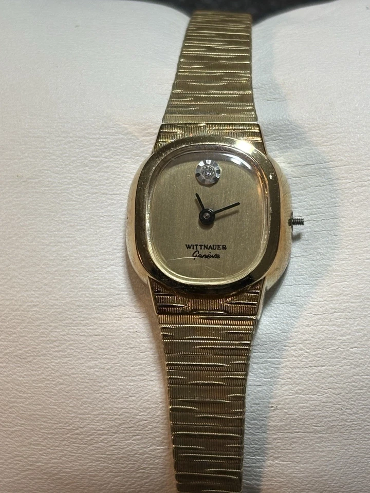 Reloj mecánico vintage suizo Wittnauer Geneve para mujer 17J para piezas/reparación Foto 4 de 4