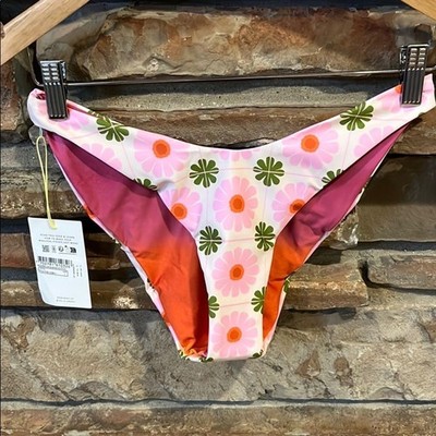 Maaji Pastel Flourish Splendor Reversible Bikini Bottoms