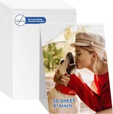 50 Sheets Self Seal Laminating Pouches 4x6 Self Adhesive Laminating Sheet No Hea