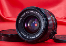 Canon New FD NFD 35mm f/2 Exc 5 MF Wide Angle Prime Lens For FD From JAPAN