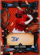 2024 Wild Card 5 Card Draw 3/5 Auto Parallel Dario Laverde 5CDM-DLA Auto