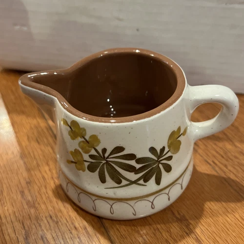 Vintage Stangl Pottern Trenton NJ "Golden Blossom" Creamer Pitcher Hand Painted