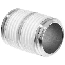 Zoro Select Zusa-Pf-2673 Nipple,Schedule 40,2-1/16" Id,316 Ss,2"L