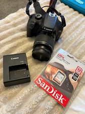 Canon EOS rebel t100 camera,  EFS 18-55mm lens, Great condition, barely used