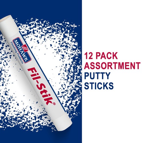 Fill Stick (Fil-Stik©) Putty Stick 12 Pk Assortment for Wood Furniture Cabine... - Picture 5 of 7