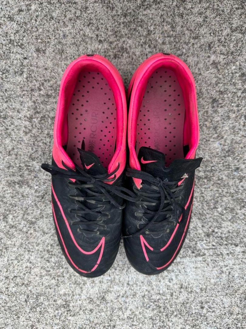【廃盤モデル】Nike Vapor スパイク レッド/ブラック Nike Mercurial Vapor X HG-V ACC US 7.5 UK 6.5 768812 006 Soccer