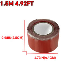 1.5M Silicone Tape Self Fusing Plumbers Electricians Pipe Repair Hose Leak Fix
