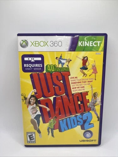 Just Dance Kids 2 - Microsoft Xbox 360 (XB360) Complete in Box CIB Works/Tested